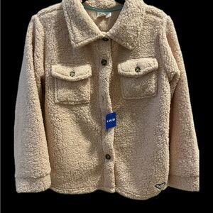 Roxy Soft Pink Sherpa Jacket for Kids